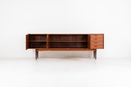 Xl Sideboard In Teak By Bartels Werken (Allemagne, 1960S).