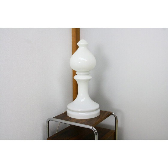 Image 1 of Lampe de table vintage en forme de pion d'échecs par Ivak Jakes, Tchécoslovaquie