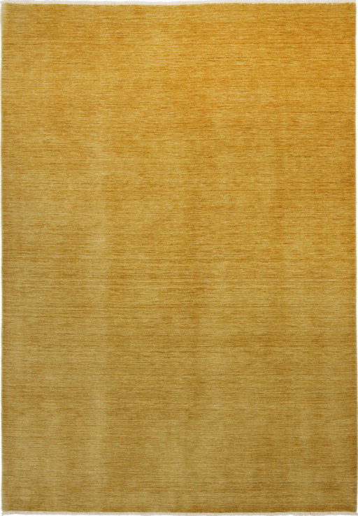 Tapis moderne Gabbeh Loom Unicolore noué à la main 290 X 203 cm Nouveau tapis