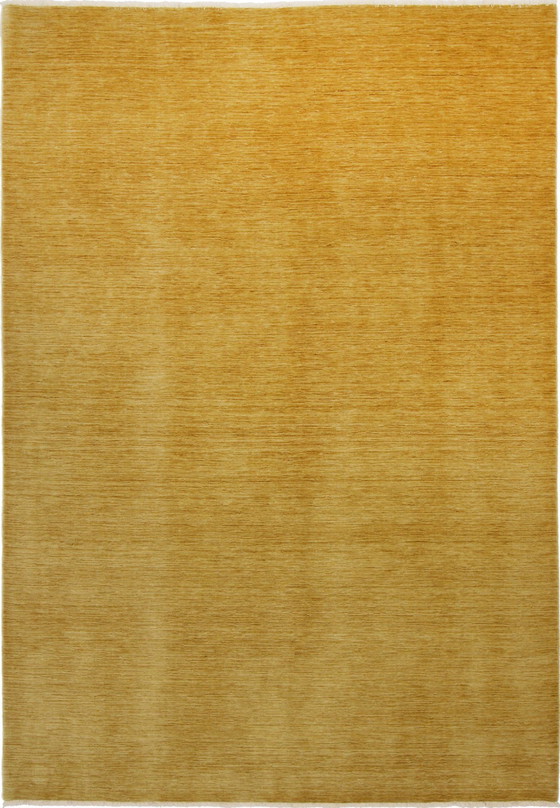 Image 1 of Tapis moderne Gabbeh Loom Unicolore noué à la main 290 X 203 cm Nouveau tapis