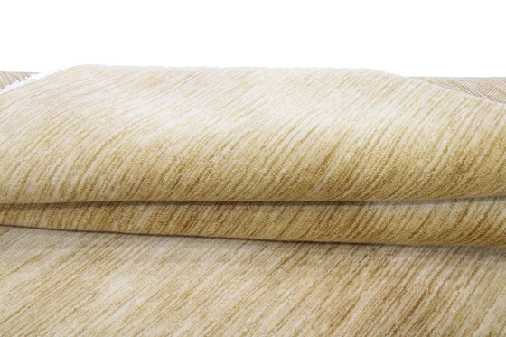 Image 1 of Tapis moderne Gabbeh Loom Unicolore noué à la main 290 X 203 cm Nouveau tapis