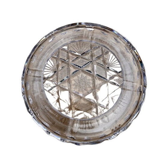 Image 1 of Cendrier vintage en cristal par Huta Szkła Julia, Pologne 1980