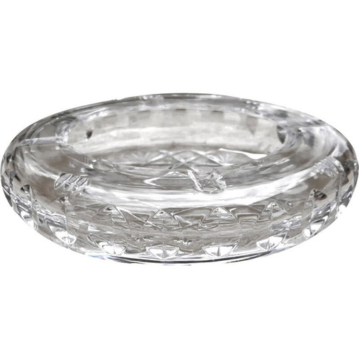 Cendrier vintage en cristal par Huta Szkła Julia, Pologne 1980