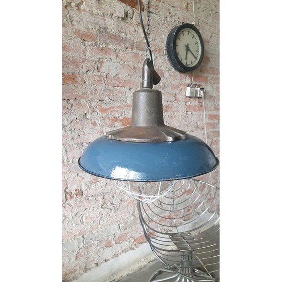 Image 1 of Lampe pendante industrielle Vintage de Wilkasy A23, années 1950