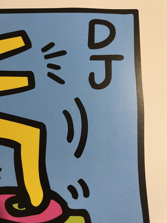 Image 1 of Keith Haring (1958-1990), Untitled (Dj), 1983, Licensed By Artestar Ny, Printed In U.K.