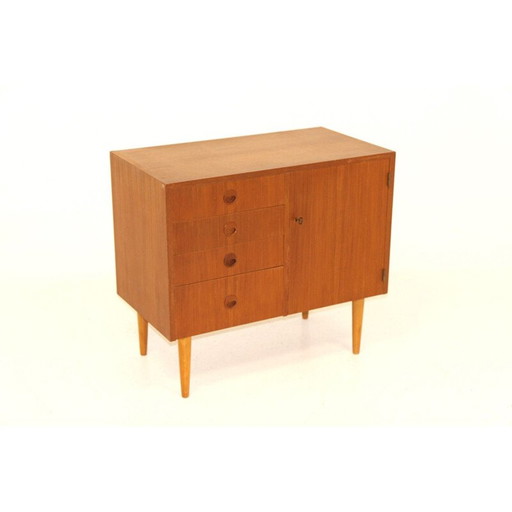 Commode scandinave en teck, Suède 1960