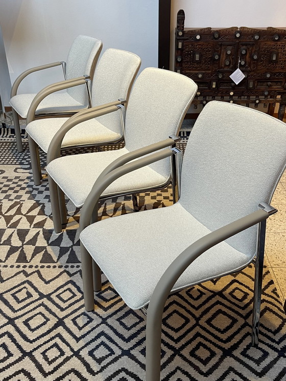 Image 1 of Leolux Cimarrone Dining Chairs (4) Nouveau