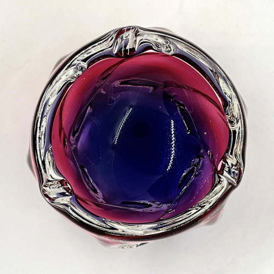 Image 1 of Cendrier vintage en verre par J. Hospodka pour Chribska Sklarna, Tchécoslovaquie 1960