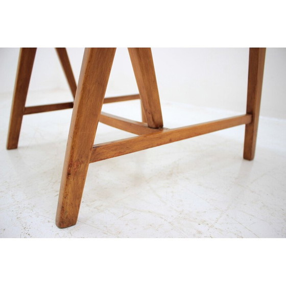 Image 1 of Paire de chaises jaunes en hêtre par GHG