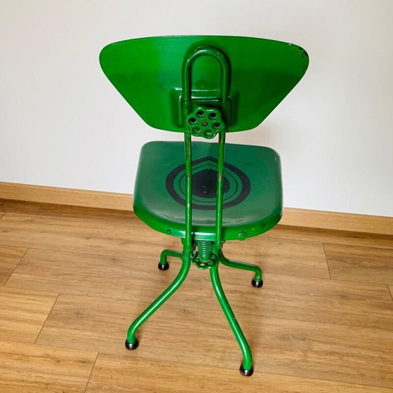 Image 1 of Chaise vintage en métal m42 par Henri Liber pour Flambo, France 1930