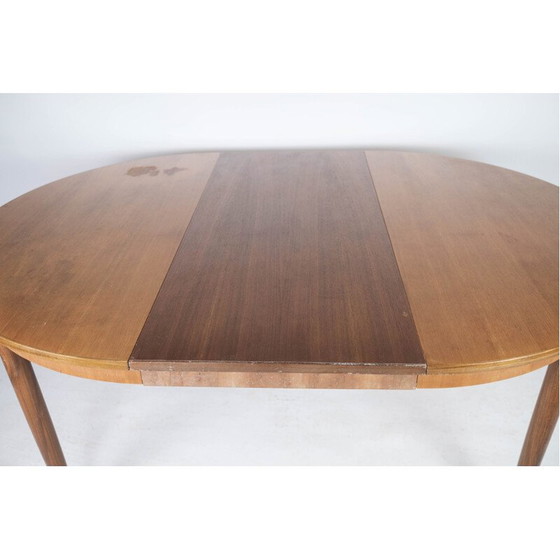 Image 1 of Table de salle à manger du milieu du siècle en teck avec rallonges, Danemark années 1960