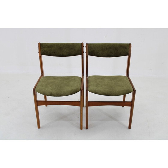 Image 1 of Paire de chaises de salle à manger vintage en teck danois, années 1960