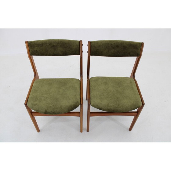 Image 1 of Paire de chaises de salle à manger vintage en teck danois, années 1960