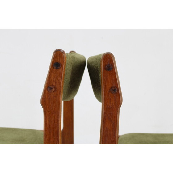 Image 1 of Paire de chaises de salle à manger vintage en teck danois, années 1960