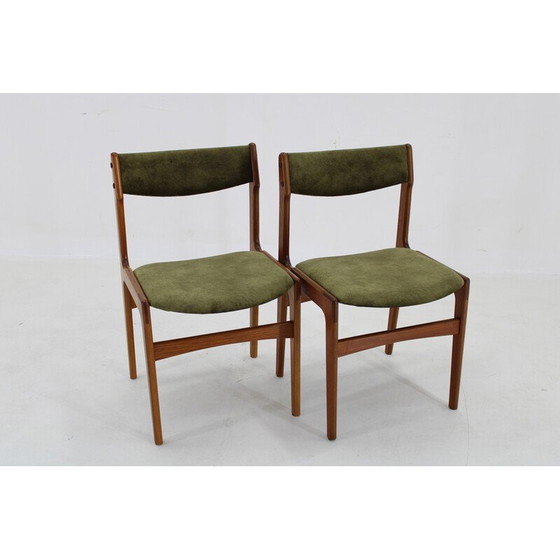 Image 1 of Paire de chaises de salle à manger vintage en teck danois, années 1960