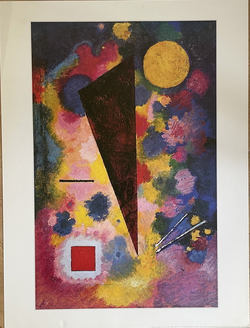 Vassily Kandinsky d'après (1866-1944), Rèsonance Multicolore, 1928, Copyright Vassily Kandinsky By Siae 1991, Imprimé en Italie