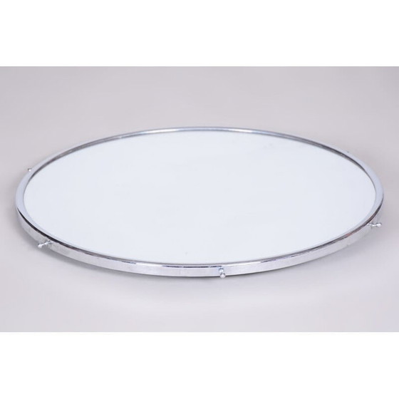 Image 1 of Plateau à miroir rotatif vintage, années 1930