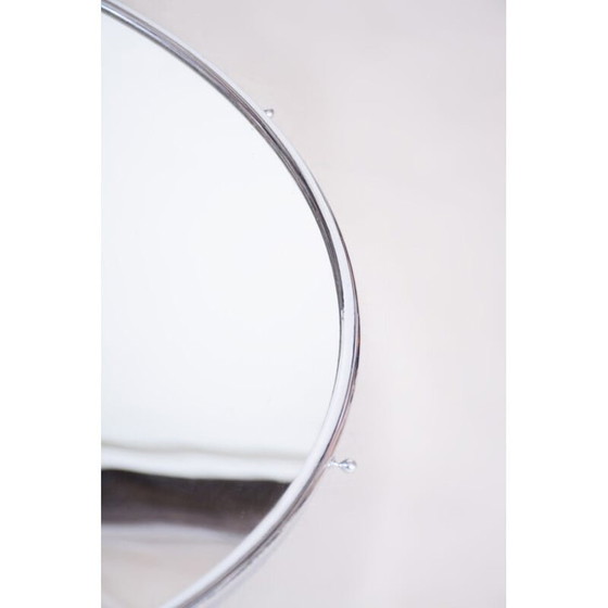 Image 1 of Plateau à miroir rotatif vintage, années 1930