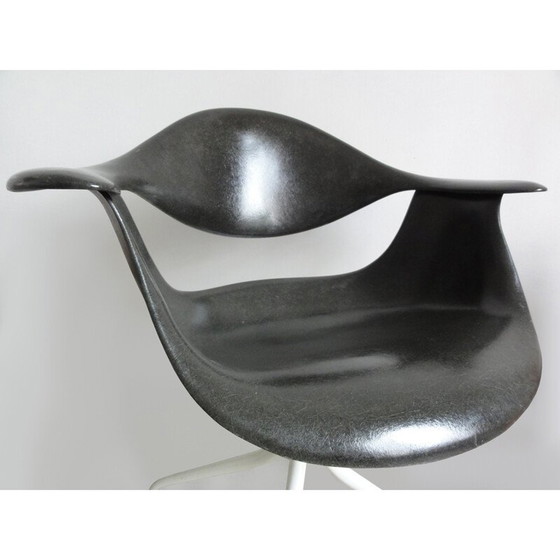 Image 1 of Chaise DAF noire de George Nelson - années 1950