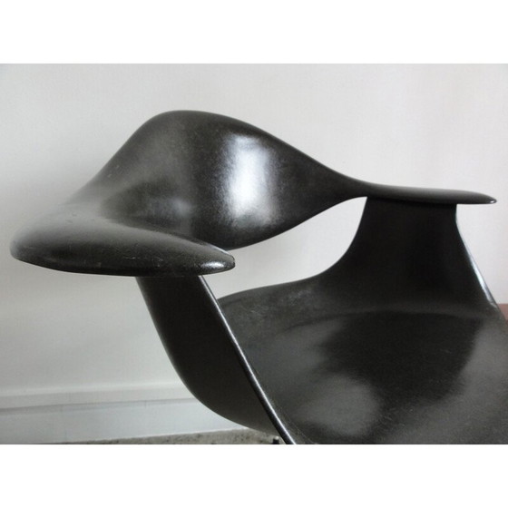 Image 1 of Chaise DAF noire de George Nelson - années 1950