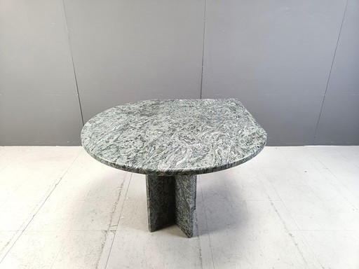 Table de salle à manger ou de centre en granit, 1970S