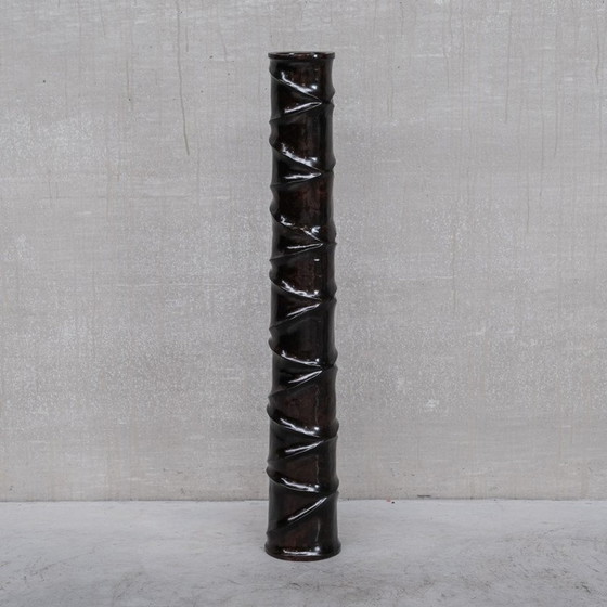 Image 1 of Paire de vases décoratifs français en bois, 1980