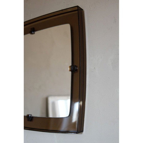 Image 1 of Miroir vintage en plexiglas fumé, France 1960