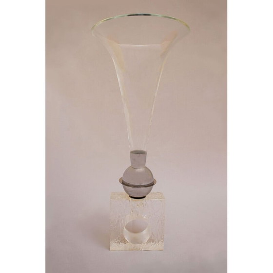 Image 1 of Vase Vintage "Glass Rock" par Eric Katz 2019