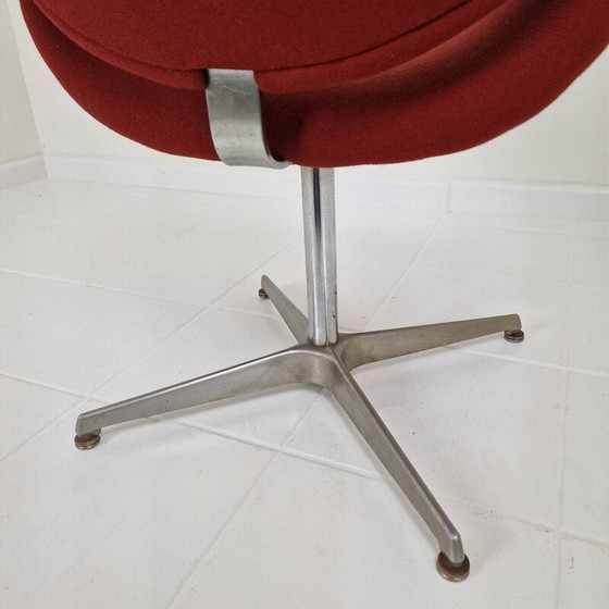Image 1 of Fauteuil tulipe vintage avec base en croix par Pierre Paulin pour Artifort, 1970