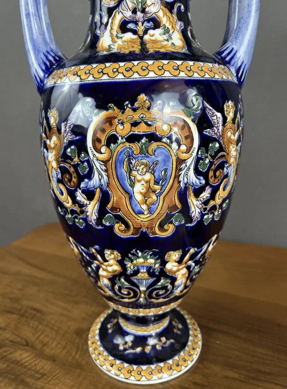 Image 1 of Paire De Vases Gien