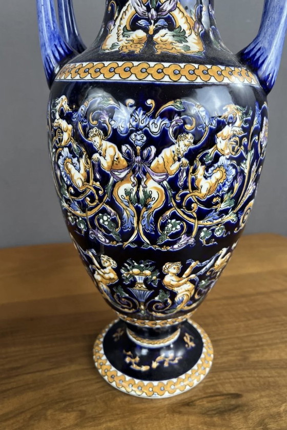 Image 1 of Paire De Vases Gien