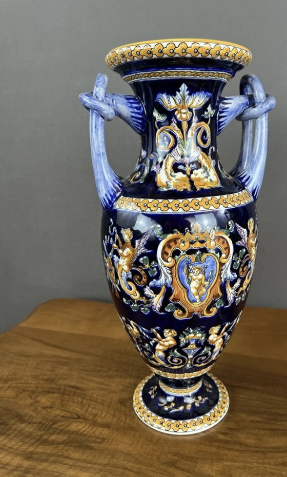 Image 1 of Paire De Vases Gien