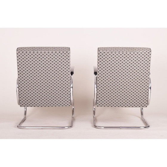 Image 1 of Paire de fauteuils gris vintage par Mucke Melder, Tchécoslovaquie 1930