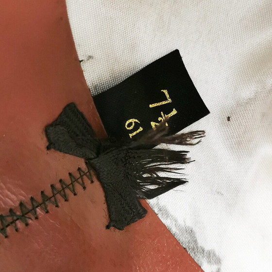 Image 1 of Chapeau melon vintage en feutre noir et tissu pour Christys Londres, Angleterre 1950