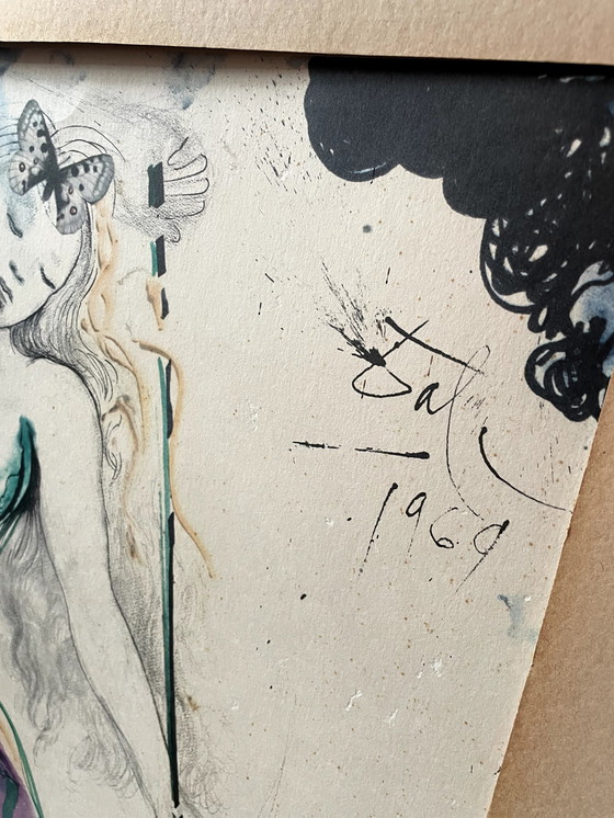 Image 1 of Salvador Dali Lithographie originale 1969