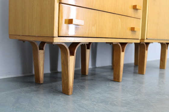 Image 1 of 1960S Paire de commodes Frantisek Mezulanik, Tchécoslovaquie