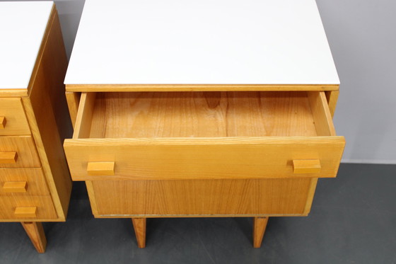 Image 1 of 1960S Paire de commodes Frantisek Mezulanik, Tchécoslovaquie