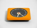 Magnifique horloge murale Krups des années 1970 au design typique de l'ère spatiale