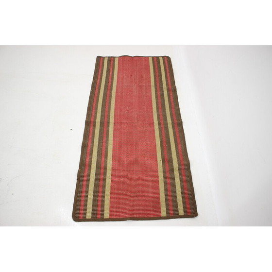 Image 1 of Tapis vintage en laine ,Tchécoslovaquie 1940s