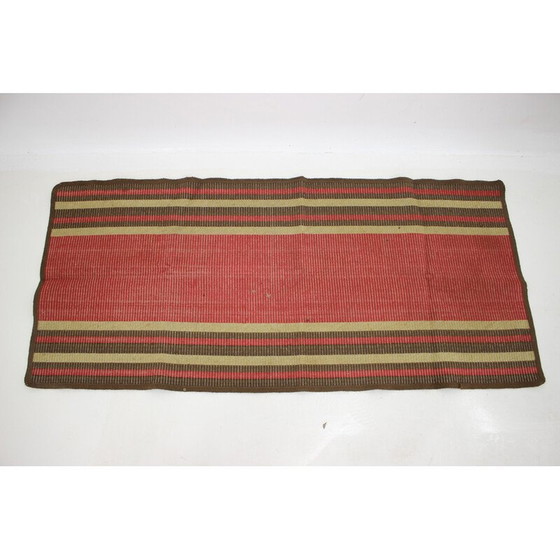Image 1 of Tapis vintage en laine ,Tchécoslovaquie 1940s