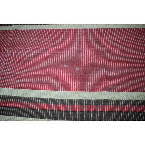 Image 1 of Tapis vintage en laine ,Tchécoslovaquie 1940s
