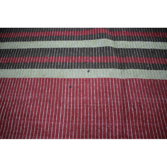Image 1 of Tapis vintage en laine ,Tchécoslovaquie 1940s