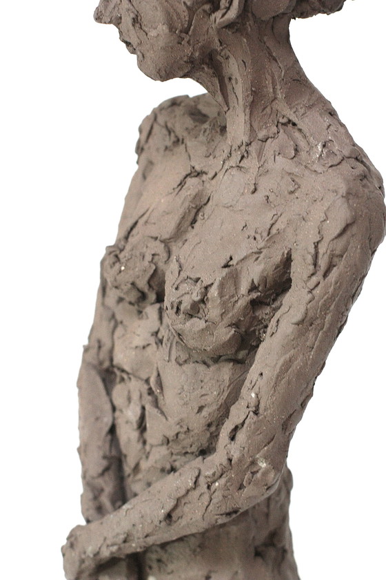 Image 1 of Sculpture en terre cuite d'une femme nue - Yolande Ide (1931)