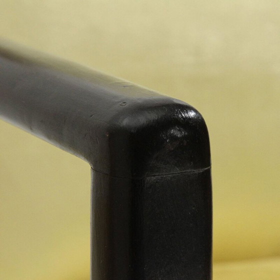 Image 1 of Paire de fauteuils en velours italiens vintage avec ottoman, 1940