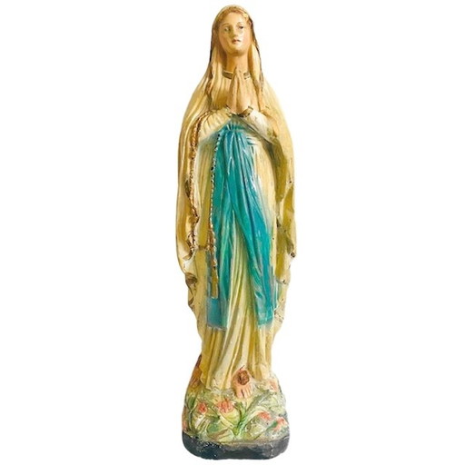 Statue vintage de la Vierge Marie 43 cm