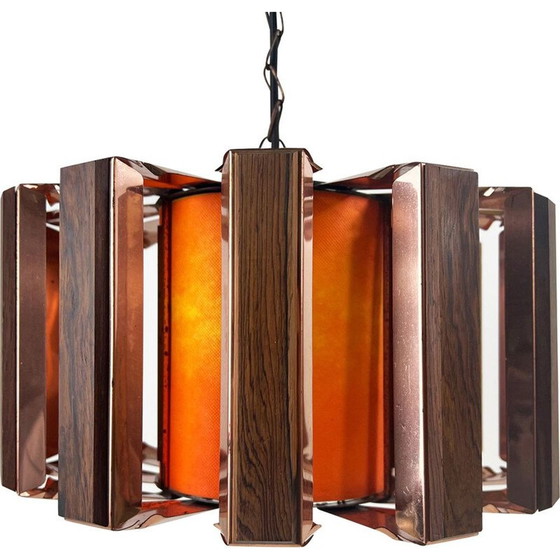 Image 1 of Lampe suspendue vintage par Werner Schou pour Coronell Elektro, Danemark 1960s