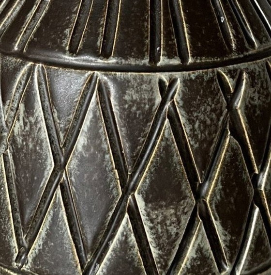 Image 1 of Joghus Bornholm Pichet/cruchon, Danois, Vintage, Signé, Relief