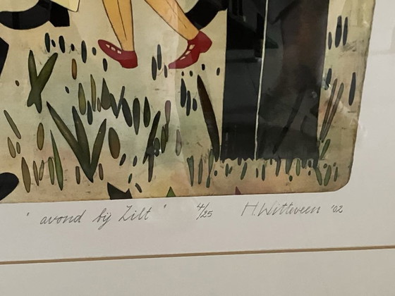 Image 1 of Holly Witteveen / Gravure "Evening At Salty" (Soirée à Salty)