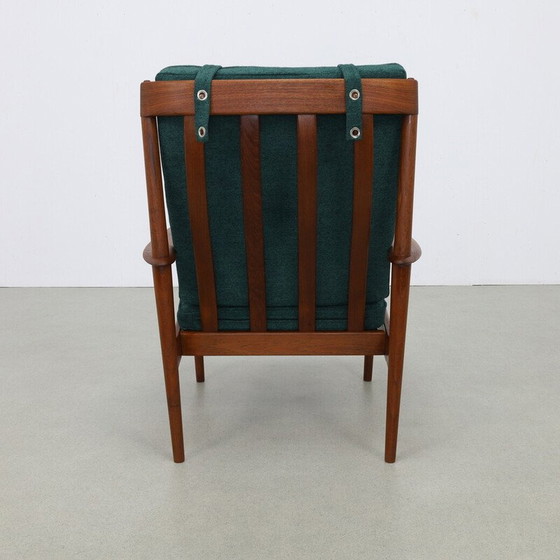 Image 1 of Fauteuil vintage modèle PJ56 en tissu par Grete Jalk pour P. Jeppesen Møbelfabrik, 1960