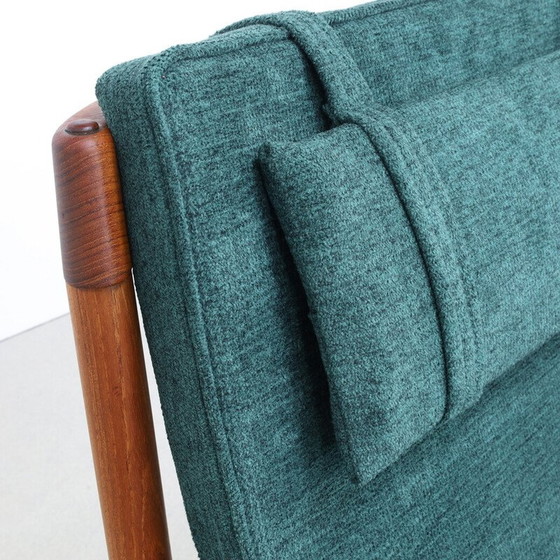 Image 1 of Fauteuil vintage modèle PJ56 en tissu par Grete Jalk pour P. Jeppesen Møbelfabrik, 1960